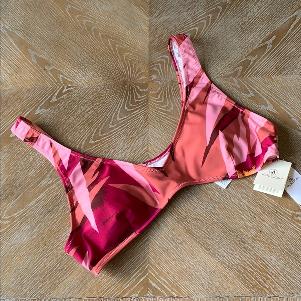 VOLCOM Palm Urself V-Neck Swim Bikini Bralette XL